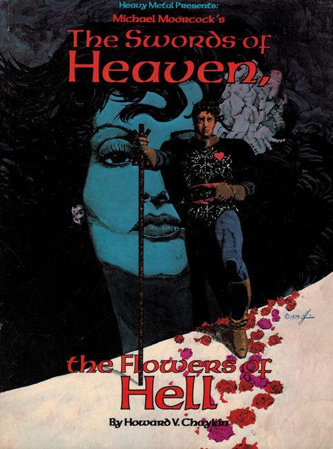 <b><I>The Swords Of Heaven, The Flowers Of Hell</I></b>, 1979, with Howard V. Chaykin, HM Communications outsized p/b